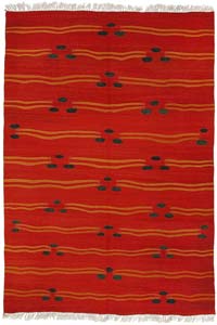 Kırmızı Yeni El Dokuma Kilim