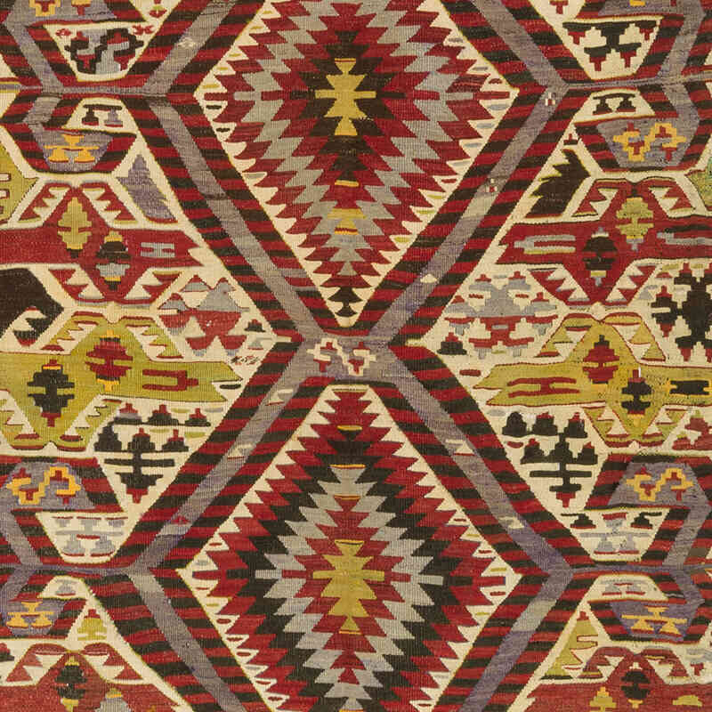 Multicolor Alfombra Vintage Esme Kilim - 157 cm x 290 cm - K0003235