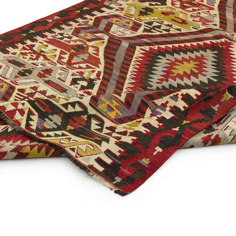Multicolor Alfombra Vintage Esme Kilim - 157 cm x 290 cm - K0003235