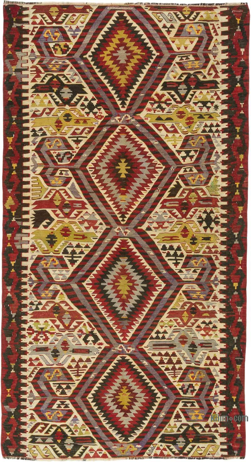 Multicolor Alfombra Vintage Esme Kilim - 157 cm x 290 cm - K0003235