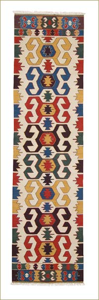 Multicolor New Turkish Kilim Runner