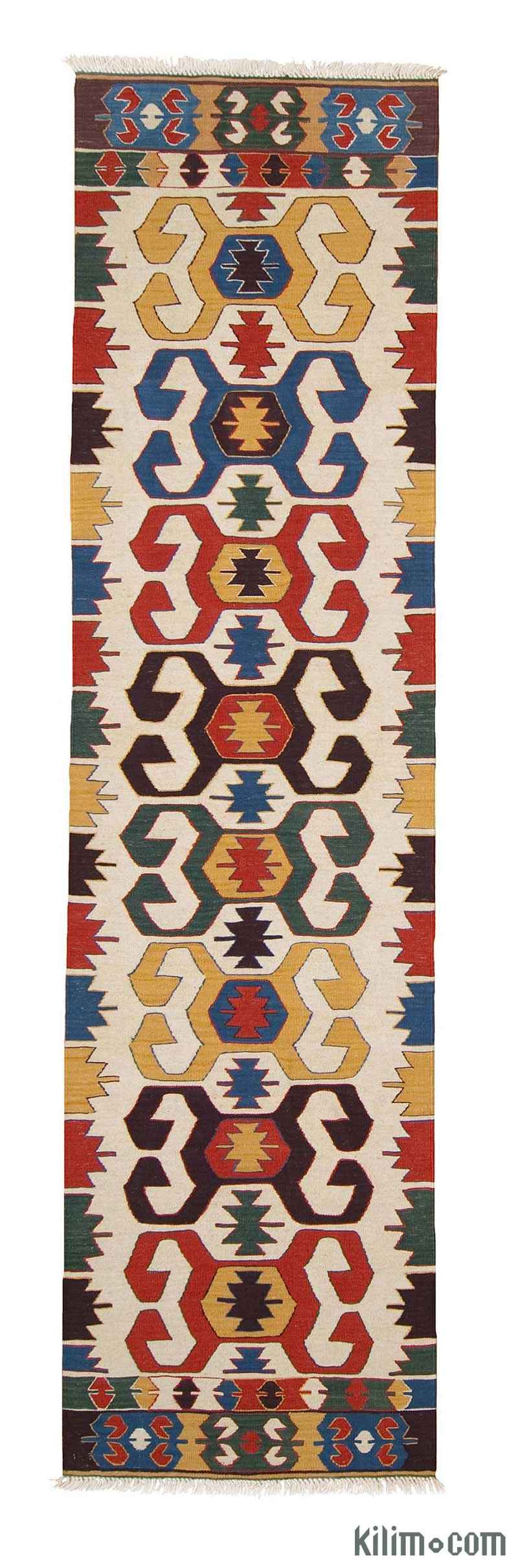 Çok Renkli Yeni Kök Boya Kilim Yolluk - K0003839