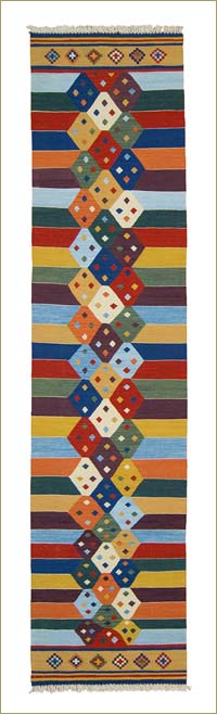 Multicolor New Turkish Kilim Runner Rug