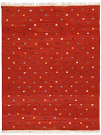 Kırmızı Yeni El Dokuma Kilim
