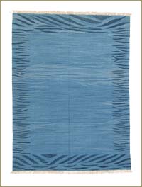Blue New Handwoven Turkish Kilim Rug