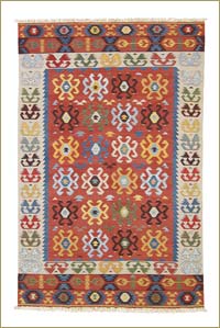 Çok Renkli Yeni El Dokuma Kilim