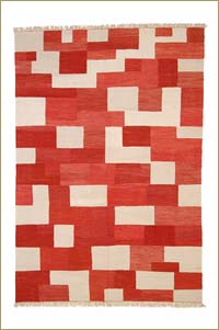 Kırmızı Yeni El Dokuma Kilim