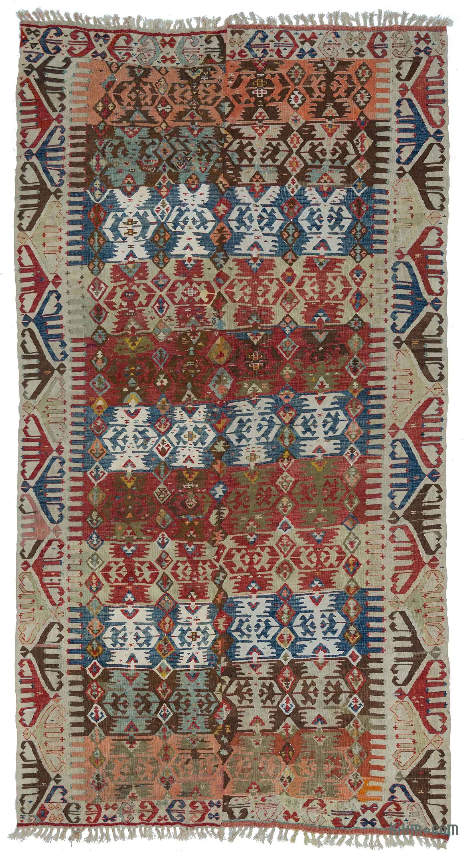 Handmade Rug Weaving Kilim Kelim Antique,Vintage Rug Turkish kilim 2.3 x 4.7 Feet 71 x 144 cm Handwoven Kilim