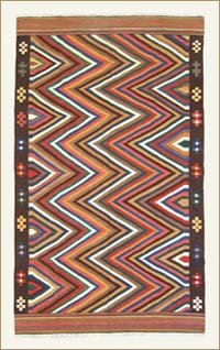 Multicolor New Turkish Kilim Area Rug