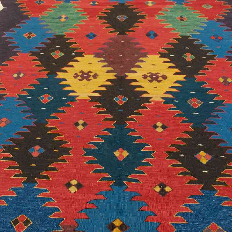 Çok Renkli Yeni El Dokuma Kilim - K0004622