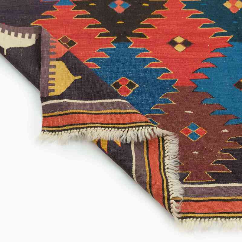 Çok Renkli Yeni El Dokuma Kilim - K0004622