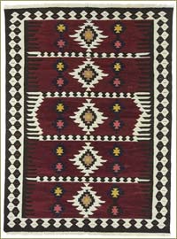 Red New Turkish Kilim Rug