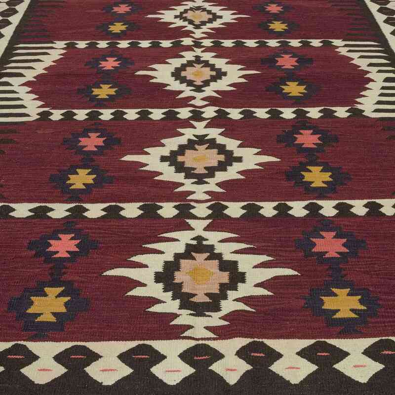 Kırmızı Yeni El Dokuma Kilim - K0004623