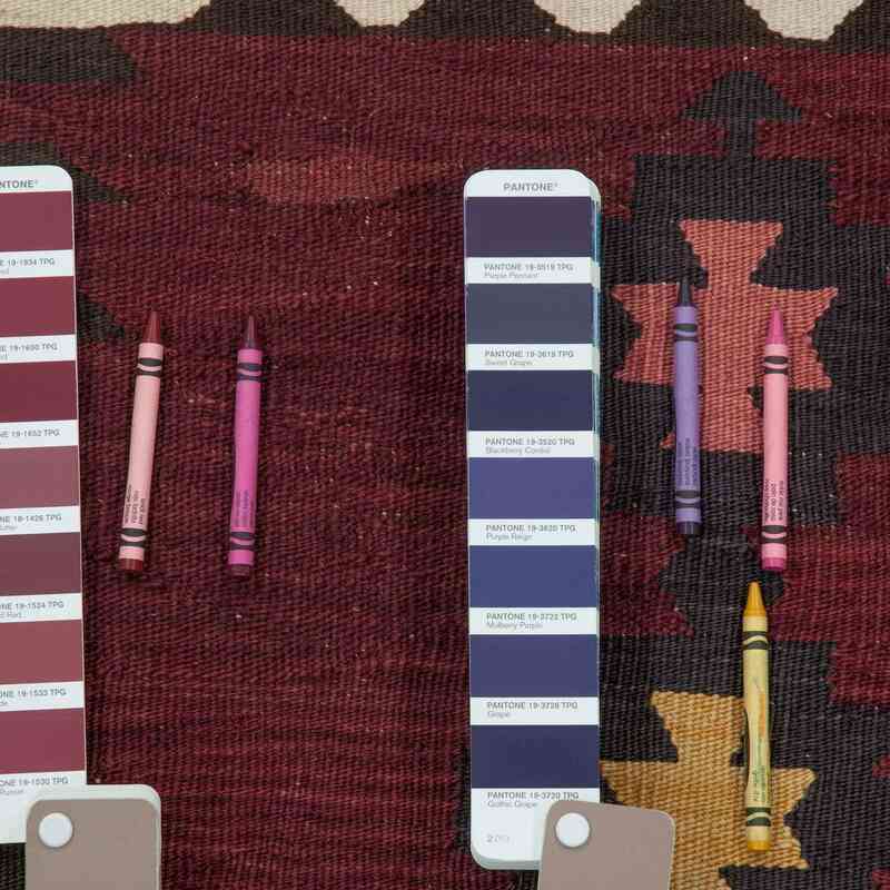 Kırmızı Yeni El Dokuma Kilim - K0004623