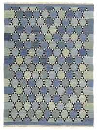 Blue New Turkish Kilim Rug