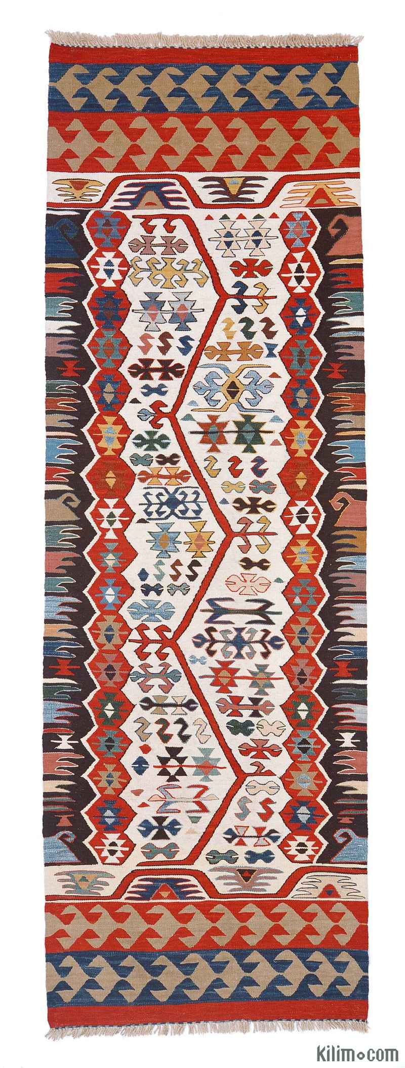 Çok Renkli Yeni Kök Boya Kilim Yolluk - K0004801