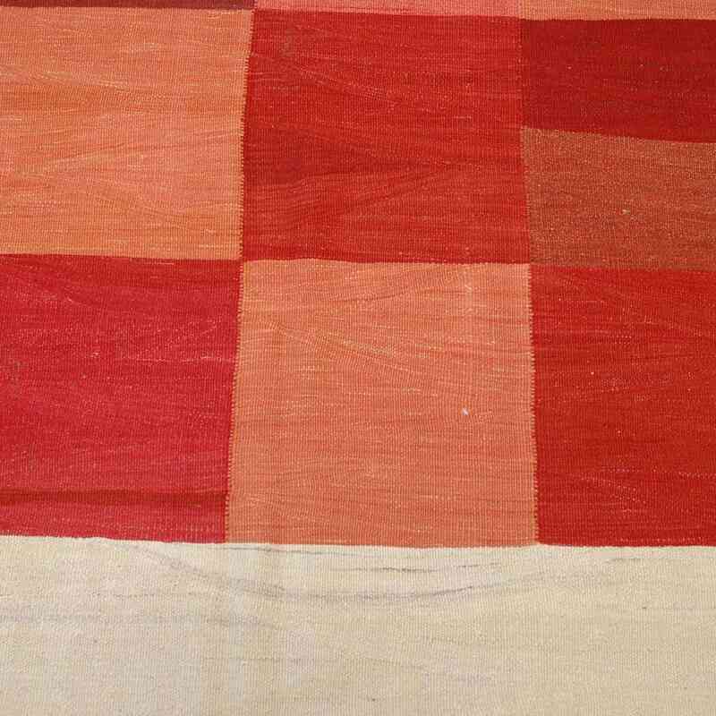 Red, Orange New Turkish Kilim Area Rug - K0004812