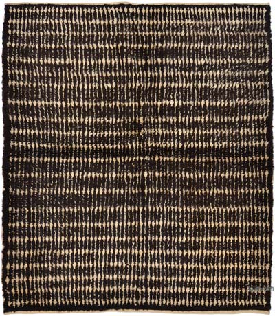 Marrón, Beige Nueva Alfombra Turca Tulu