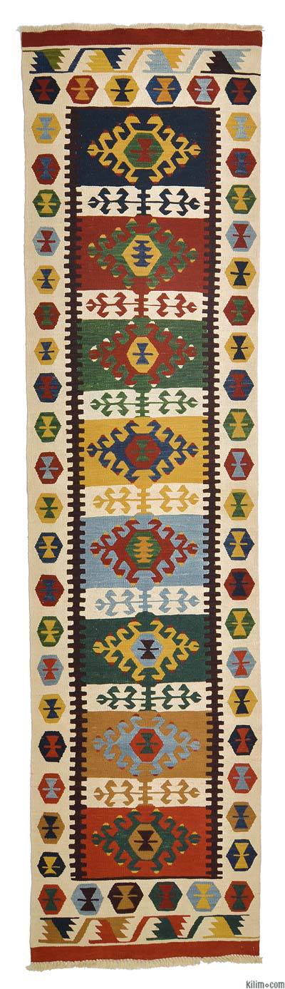 Multicolor New Turkish Kilim Runner