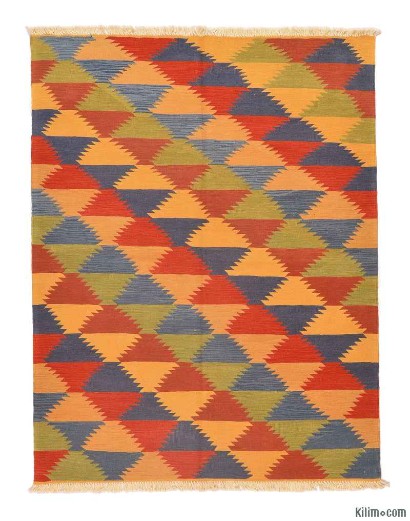 Multicolor Nueva Alfombra Turca Kilim - K0005814