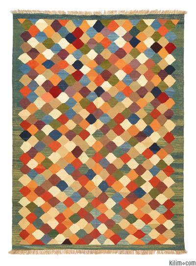 Multicolor New Handwoven Turkish Kilim Rug