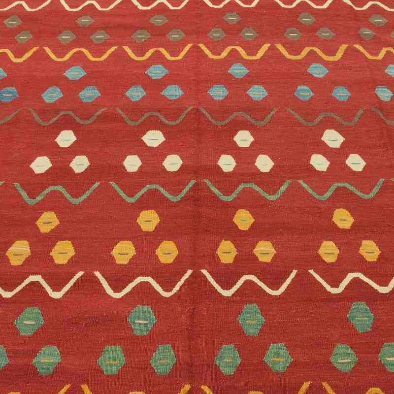 New Handwoven Turkish Kilim Rug - K0005820