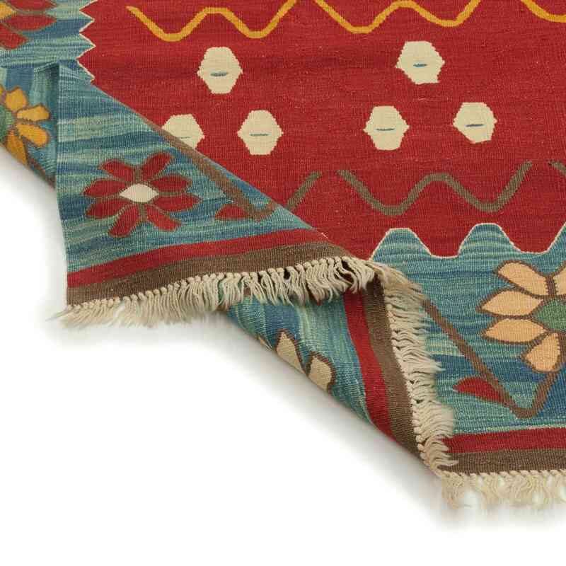 New Handwoven Turkish Kilim Rug - K0005820