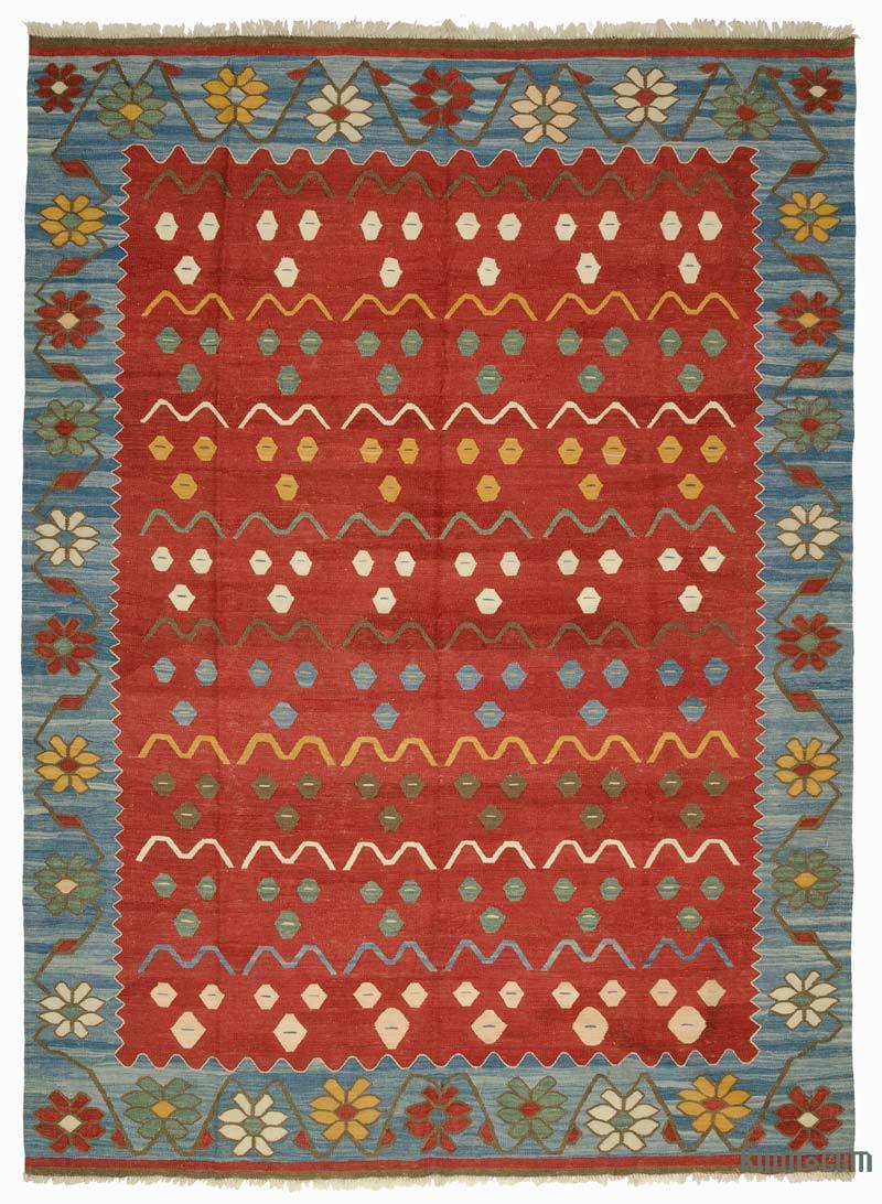 New Handwoven Turkish Kilim Rug - K0005820