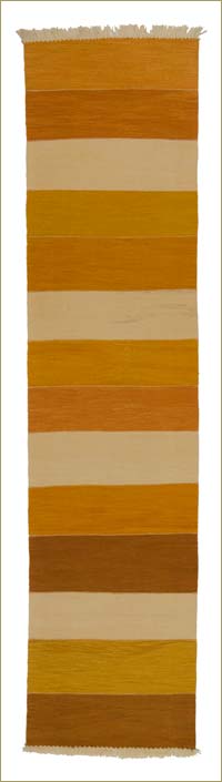 Amarillo Nuevo Kilim Turco De Pasillo