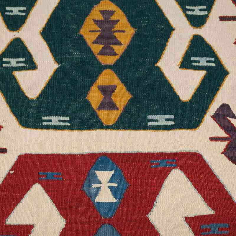 Multicolor Nuevo Kilim Turco De Pasillo - K0006429