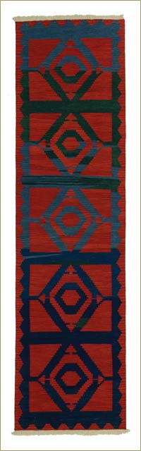 Red New Turkish Kilim Runner