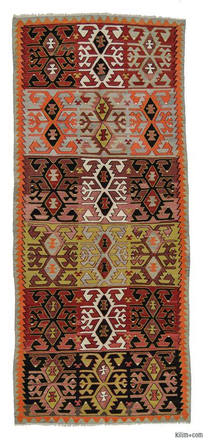 Çok Renkli Konya Kilimi - 153 cm x 350 cm