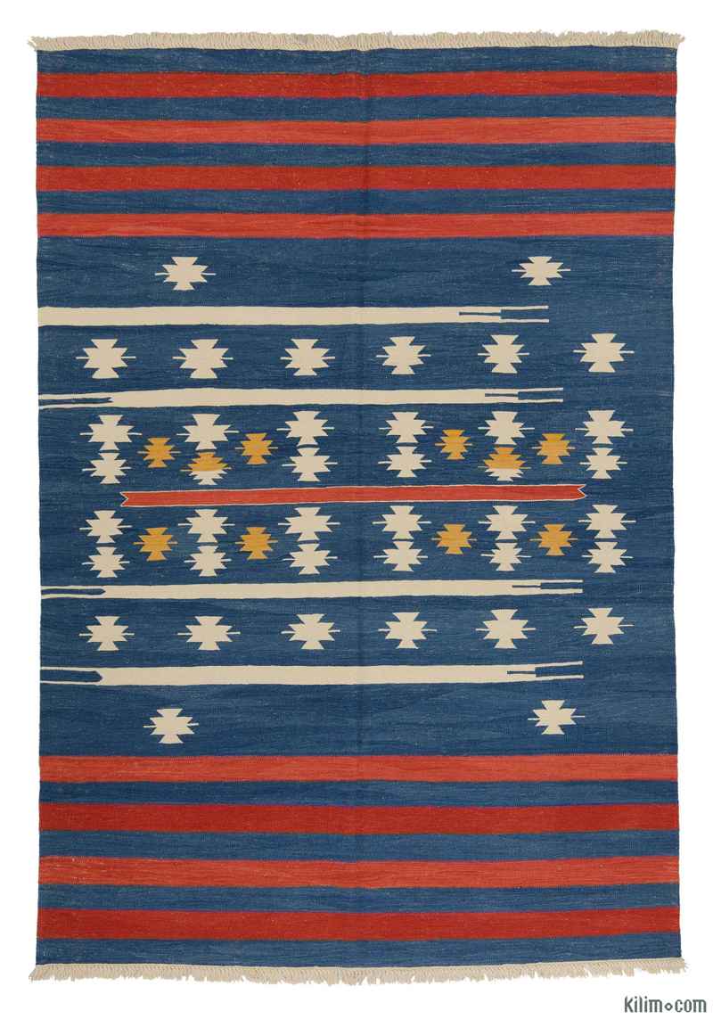 New Handwoven Turkish Kilim Rug - K0007952