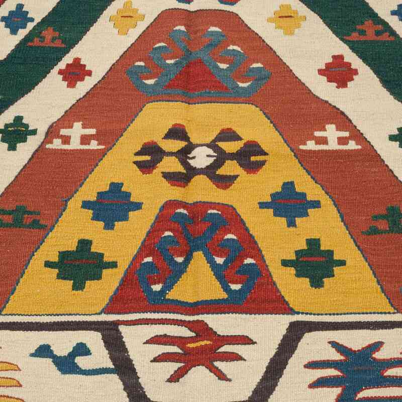 Çok Renkli Yeni Kök Boya El Dokuma Kilim - 180 cm x 232 cm - K0007958