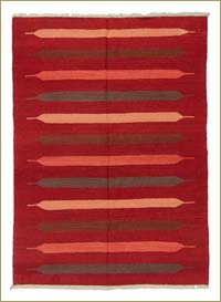 Kırmızı Yeni El Dokuma Kilim