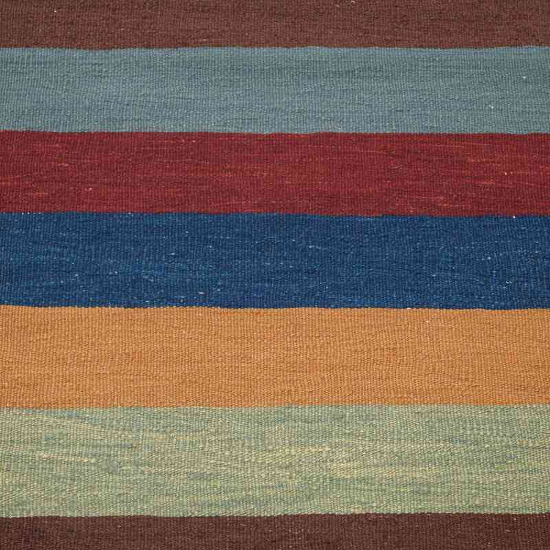 Multicolor New Turkish Kilim Runner - K0007970