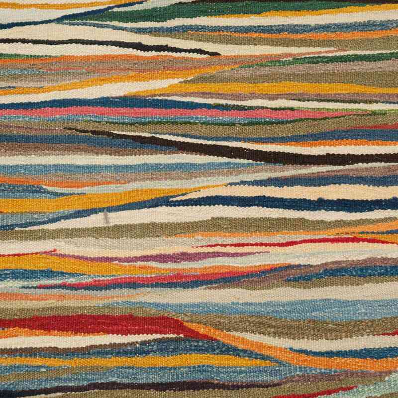 Multicolor New Turkish Kilim Runner - K0007974
