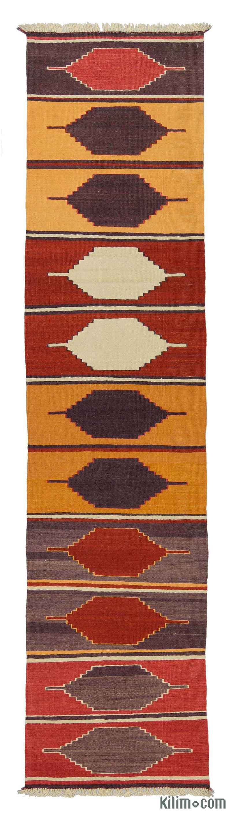 Çok Renkli Yeni Kök Boya Kilim Yolluk - K0007975