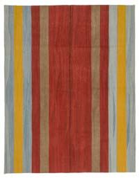 Red New Handwoven Turkish Kilim Rug