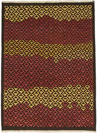 New Handwoven Turkish Kilim Rug - 6' 5" x 8' 8" (77" x 104")