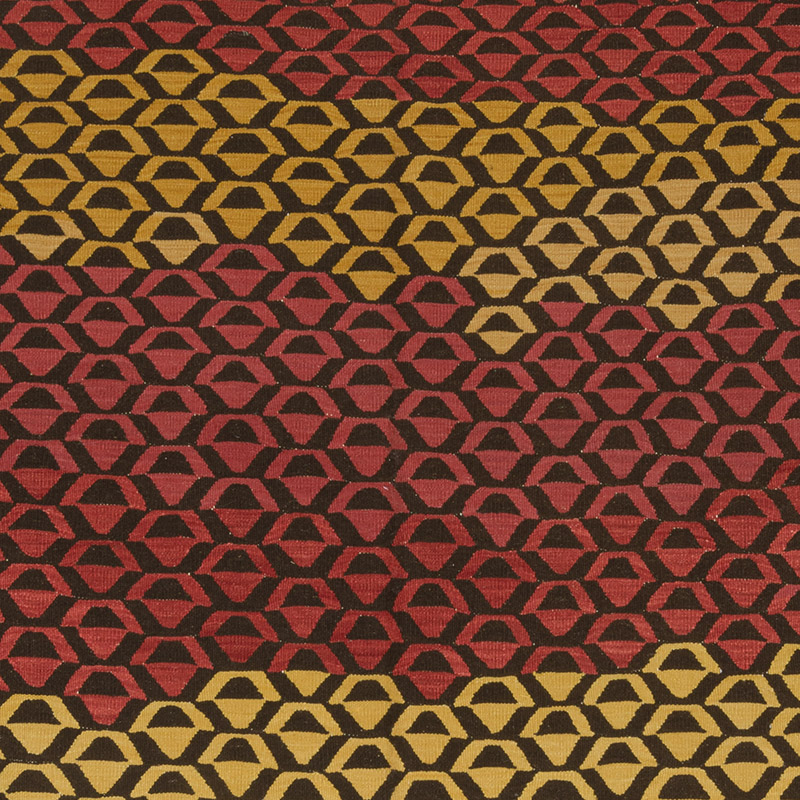 New Handwoven Turkish Kilim Rug - 6' 5" x 8' 8" (77" x 104") - K0008673