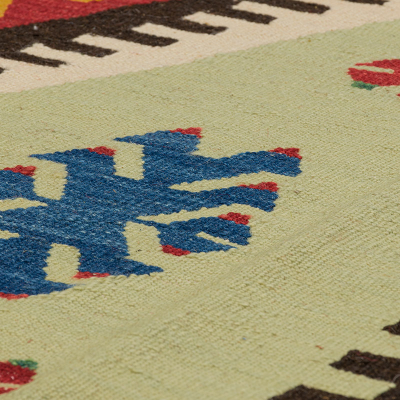 Nueva Alfombra Turca Kilim - 181 cm x 270 cm - K0008674