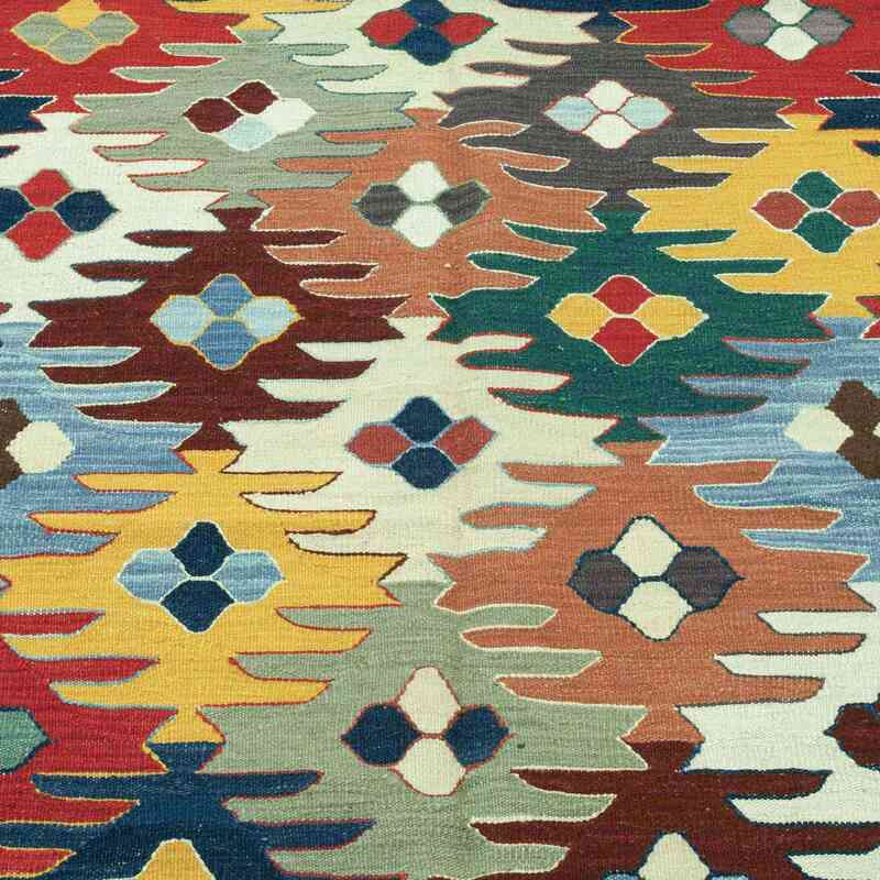 Multicolor Nueva Alfombra Turca Kilim - K0008678