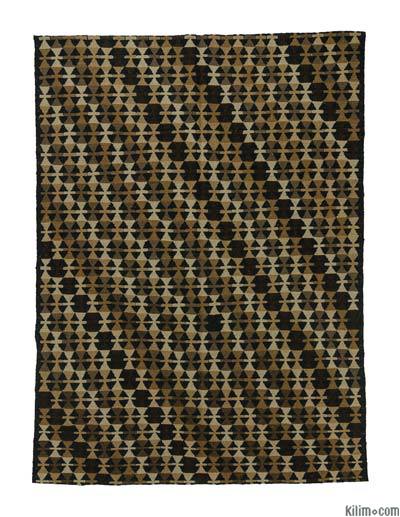 Kahverengi Yeni El Dokuma Kilim