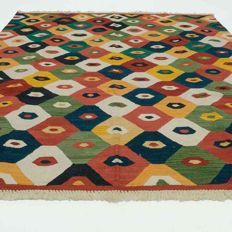 Multicolor New Turkish Kilim Rug - K0008684