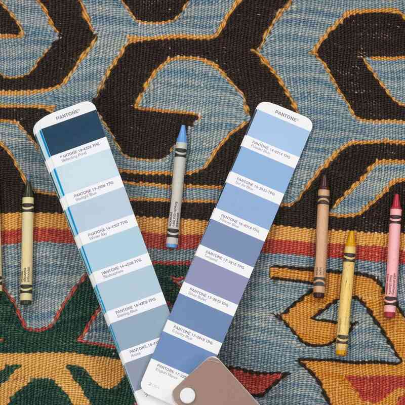 Yeni Kök Boya El Dokuma Kilim - 152 cm x 205 cm - K0008686