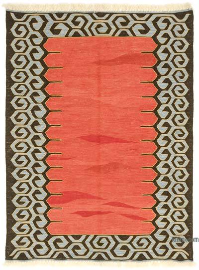 Kırmızı Yeni Kök Boya El Dokuma Kilim - 132 cm x 175 cm