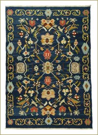 Blue New Handwoven Turkish Kilim Rug