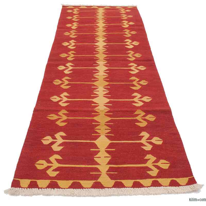 Kırmızı Yeni Kök Boya Kilim Yolluk - K0008730