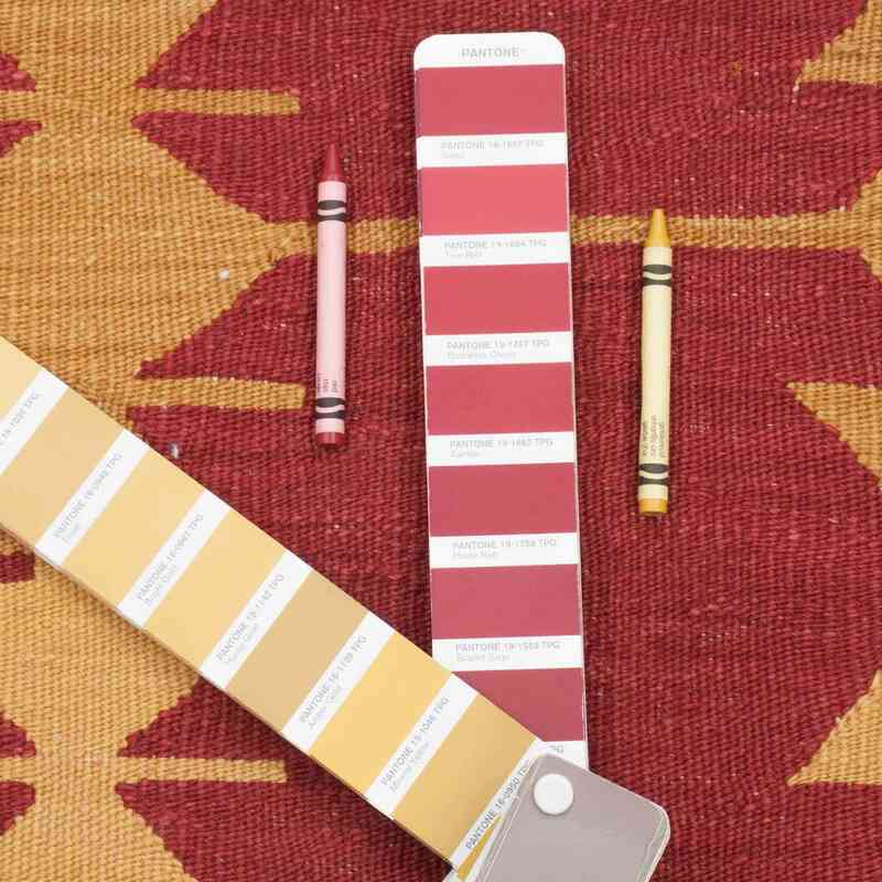 Kırmızı Yeni Kök Boya Kilim Yolluk - K0008730
